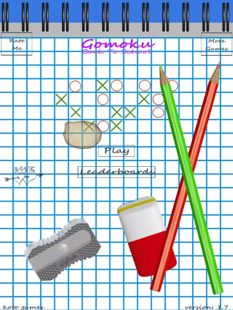 Ảnh chụp màn hình của Gomoku Back to School iPad 
