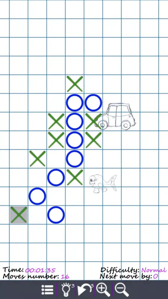 Ảnh chụp màn hình của Gomoku Back to School