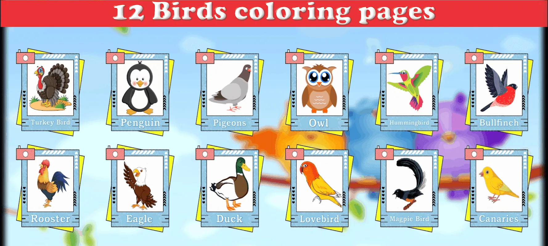 Coloring Cute Birds应用截图