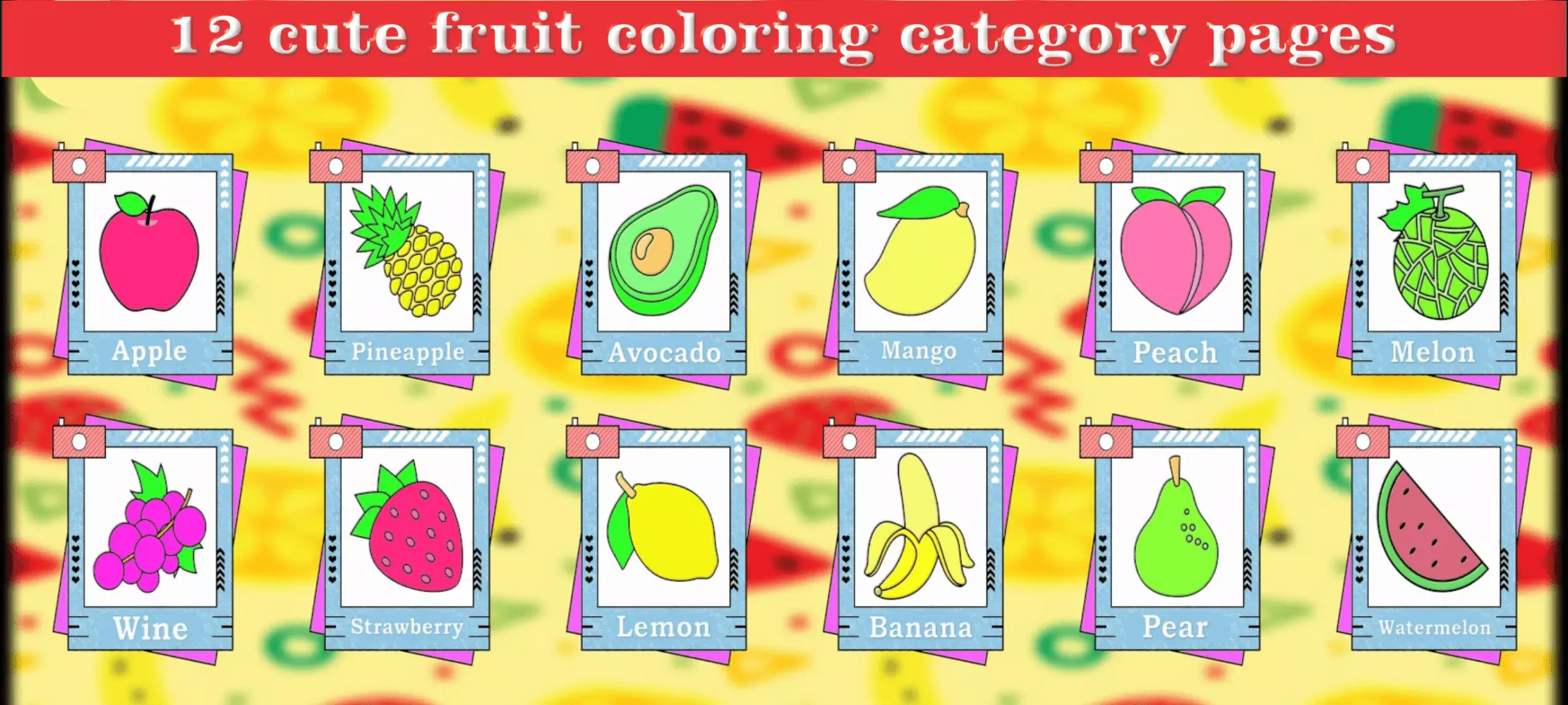 Ảnh chụp màn hình của Coloring Fruit Pictures
