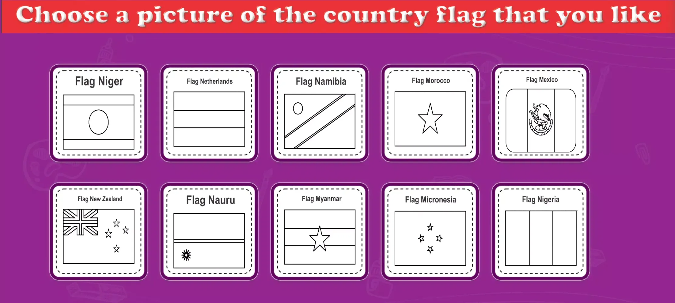 صور Coloring World Country Flags