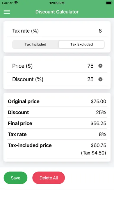 Simple Discount Calculator应用截图
