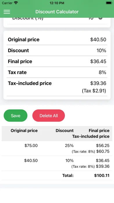 Simple Discount Calculator应用截图