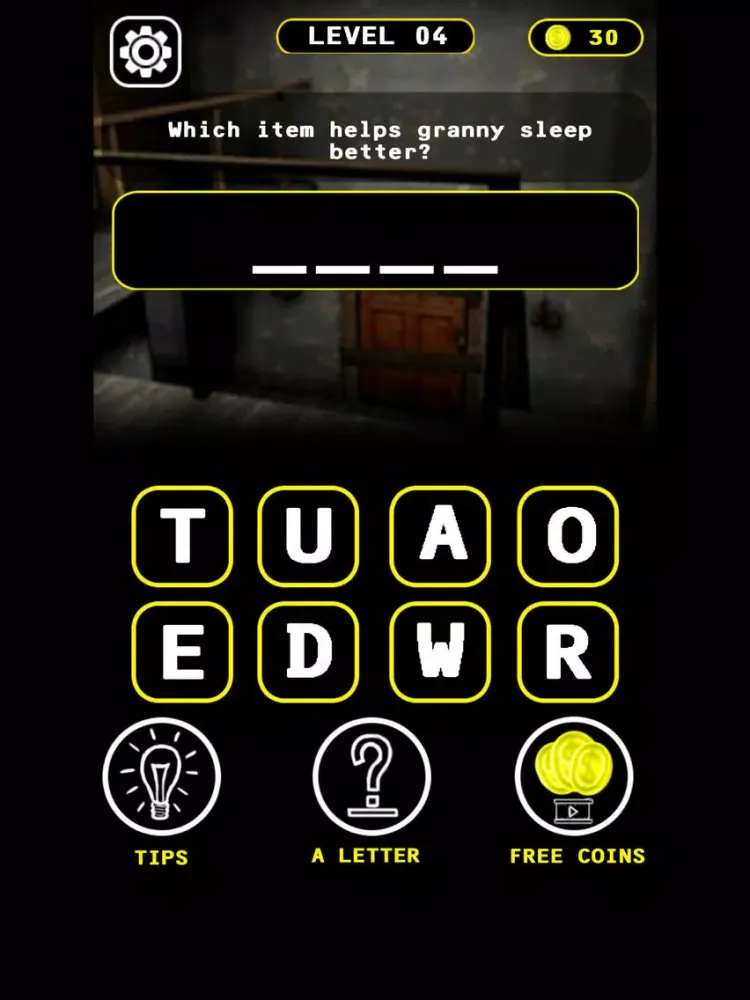 Capturas de tela do Granny Quiz iPad 