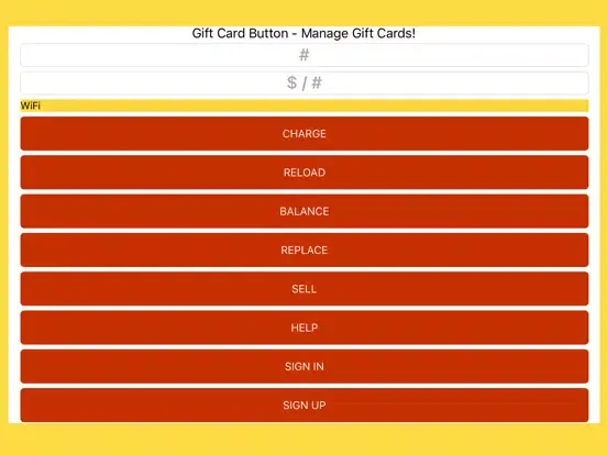Gift Card Button iPad  Ekran Görüntüleri