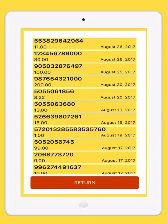 Gift Card Button iPad  Ekran Görüntüleri