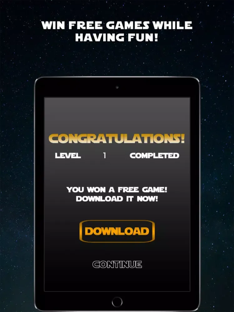 Tangkapan layar Trivia Wars - Quiz Game for the real Star Wars fan iPad 