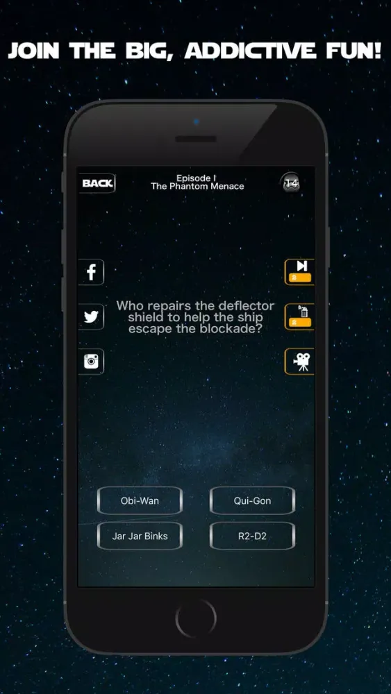 Tangkapan layar Trivia Wars - Quiz Game for the real Star Wars fan