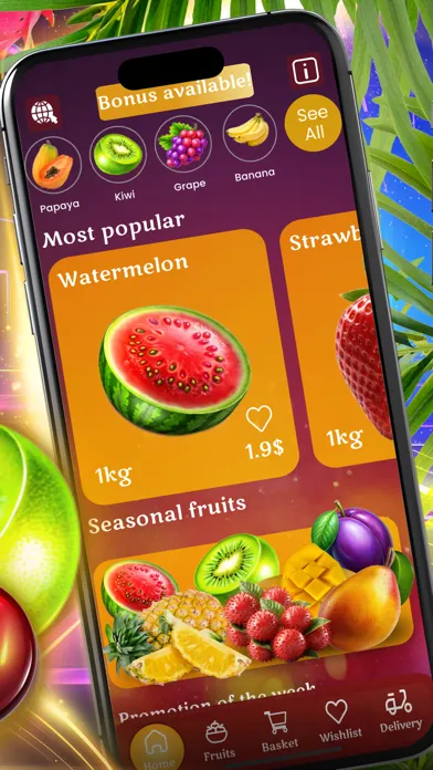 ภาพหน้าจอของ Fruits from Tropics
