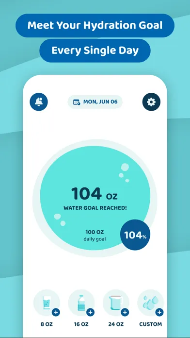Screenshot di WaterGoal: Water Tracker