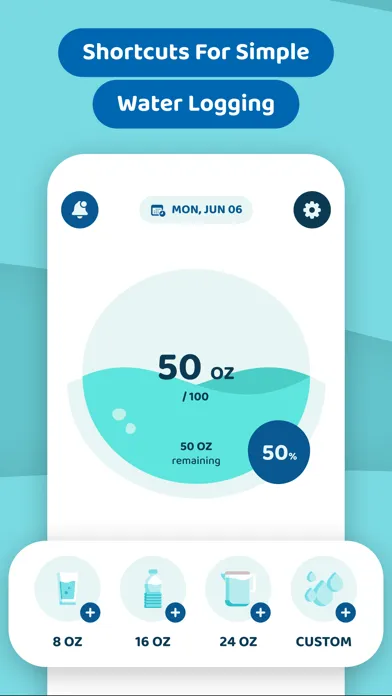 Screenshot di WaterGoal: Water Tracker