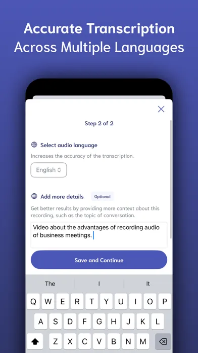 VoiceNotes: speech to text应用截图