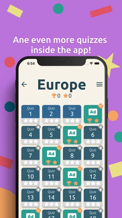 Europe Quiz: Flags & Capitals Ekran Görüntüleri