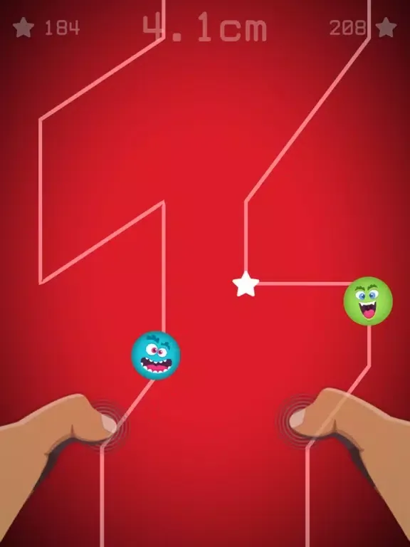 Capturas de pantalla de Two Fingers: Follow The Lines iPad 