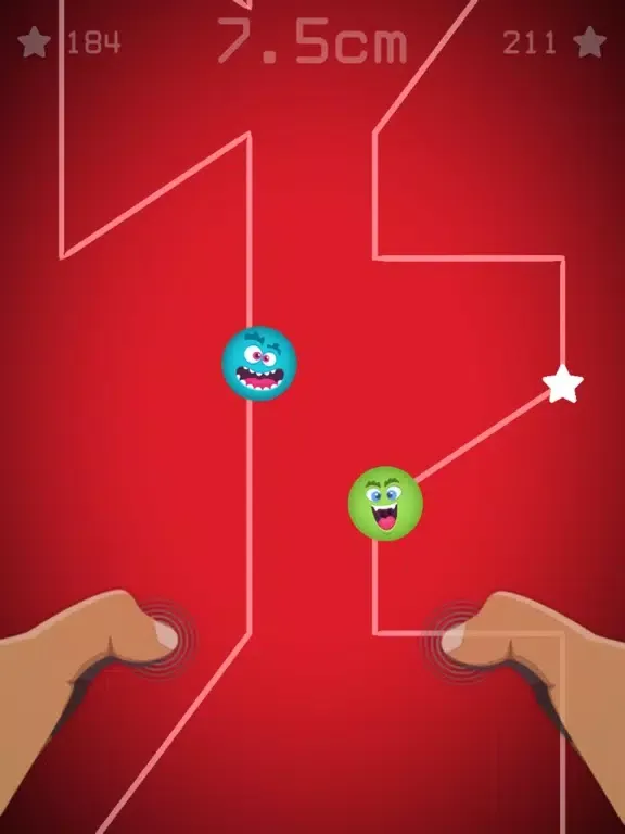 Capturas de pantalla de Two Fingers: Follow The Lines iPad 
