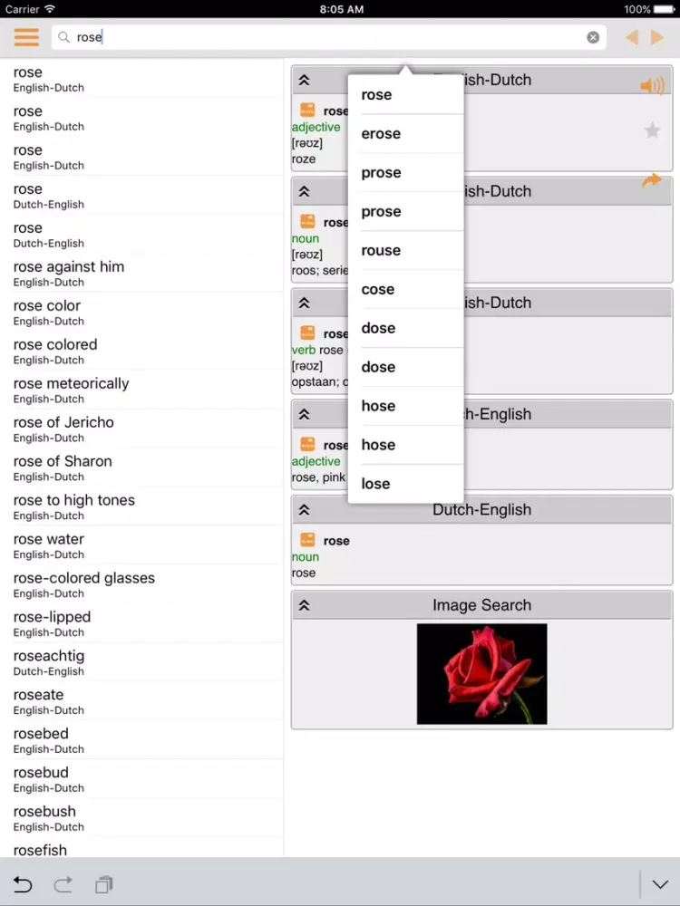 Captures d'écran de English Dutch Dictionary ( Simple and Effective ) iPad 