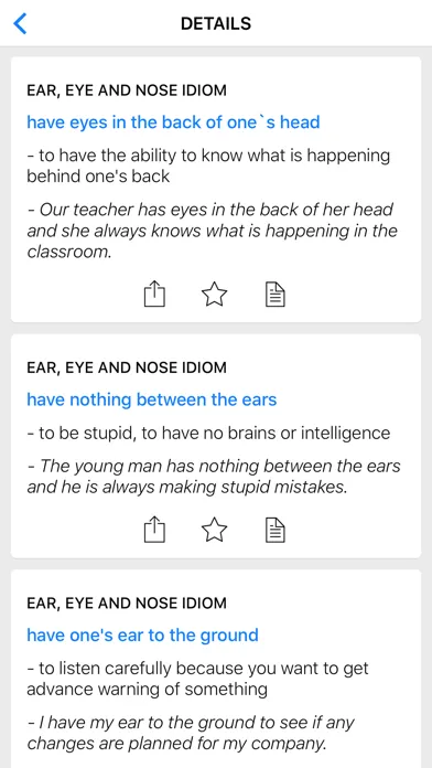 Tangkapan layar Eyes & Color idioms
