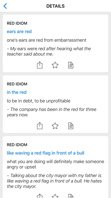 Tangkapan layar Eyes & Color idioms