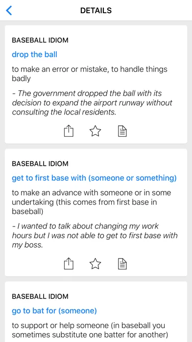 Food & Sports idioms Screenshots