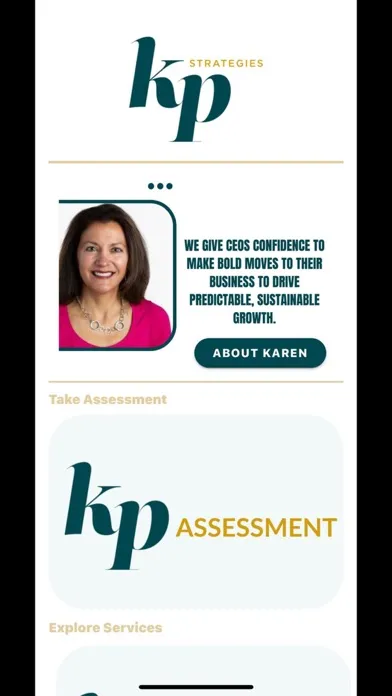 Captures d'écran de KP Strategies