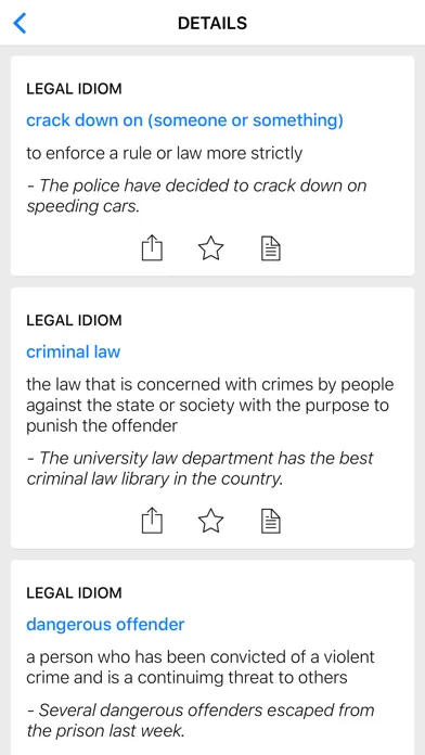 Legal & Time idioms سکرین شاٹس