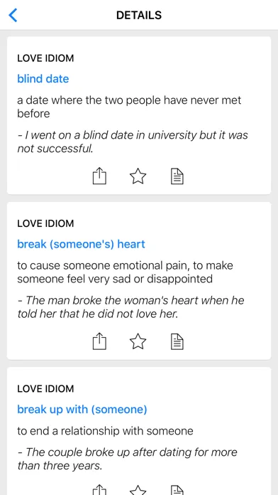 Love & Sports idioms स्क्रीनशॉट