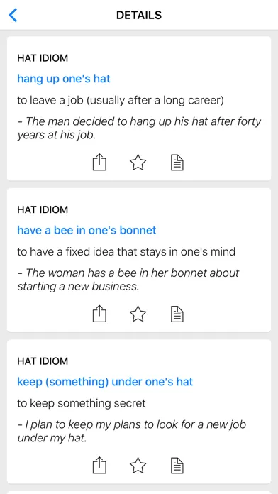 Captures d'écran de Medical & Clothing idioms