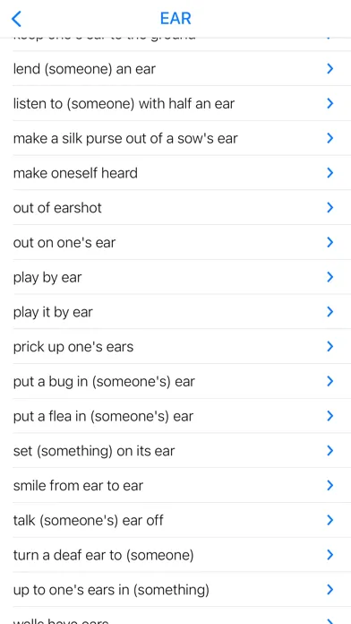 Body & Love idioms Screenshots