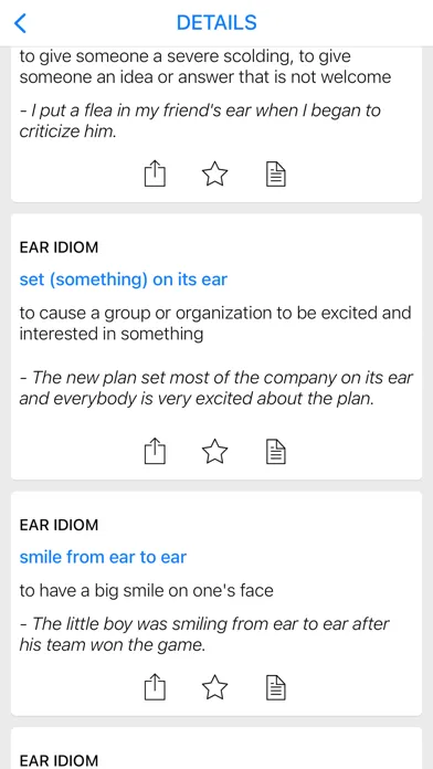 Body & Love idioms Screenshots
