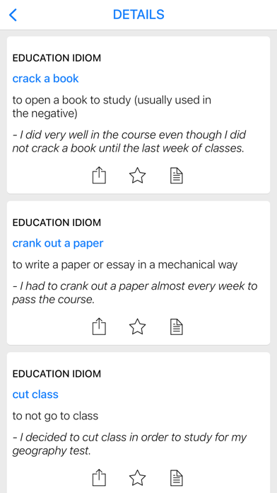Скриншоты Education & Negotiation idioms