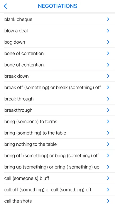 Education & Negotiation idioms應用截圖
