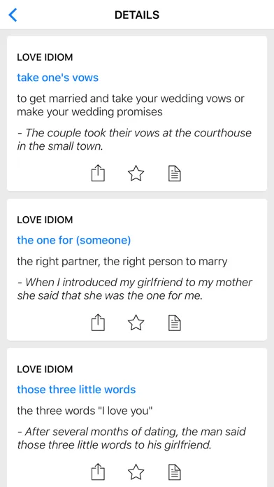 Negotiation & Love idioms Screenshots