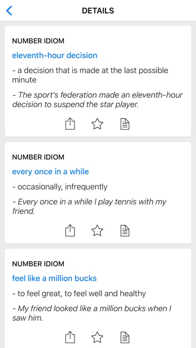 Number & Education idioms Screenshots