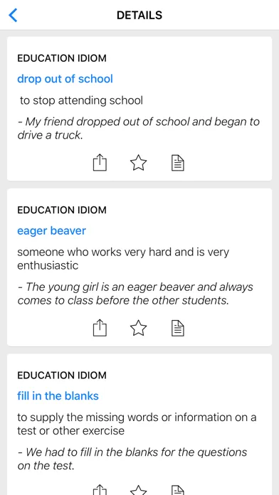 Number & Education idioms Screenshots
