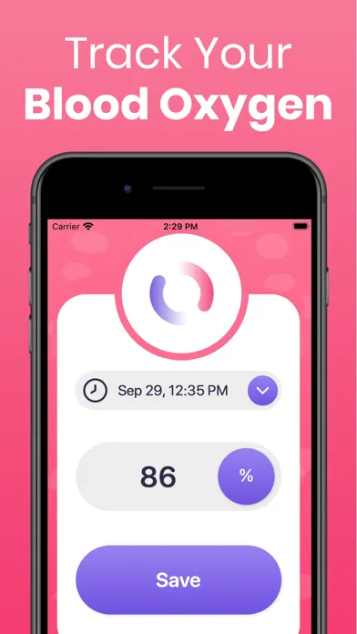 Tangkapan skrin Blood Oxygen App+