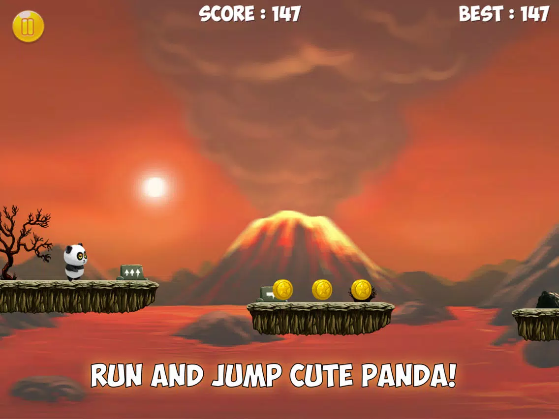 تصاویر Panda Baby Pop: Endless Runner iPad 
