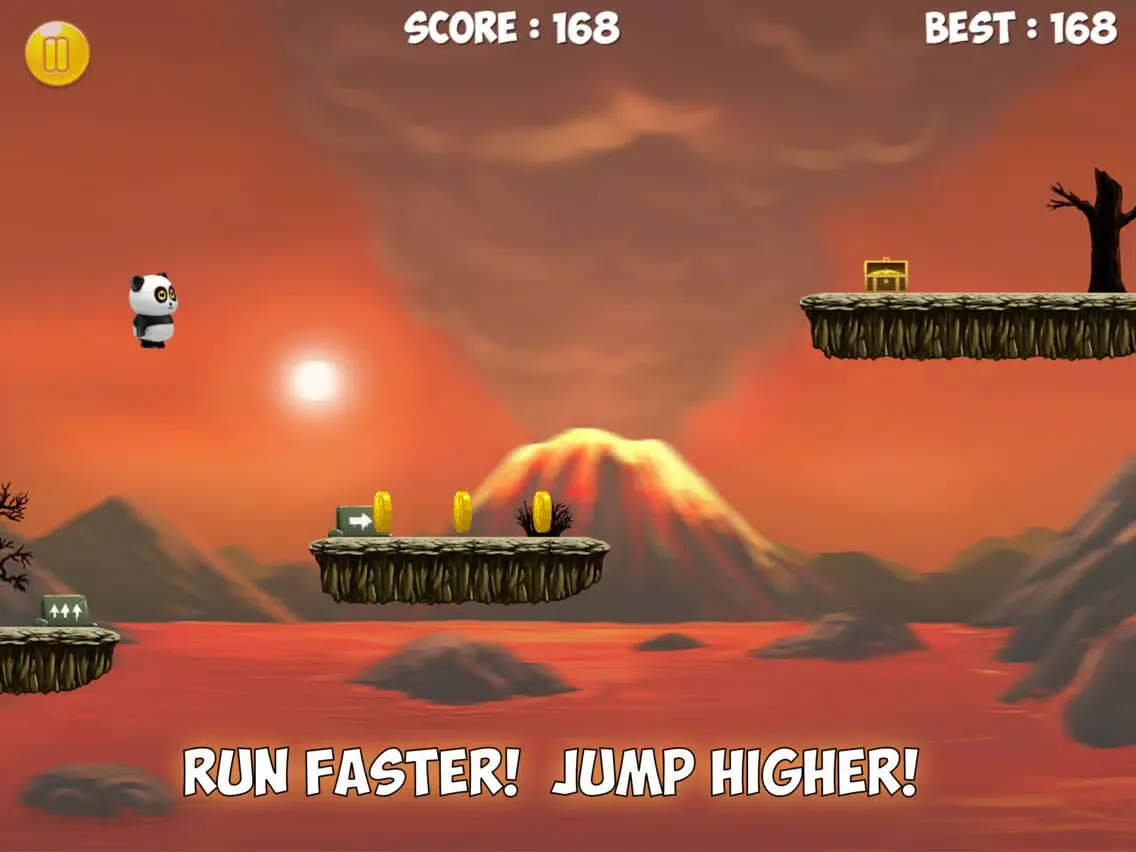 Panda Baby Pop: Endless Runner iPad 应用截图