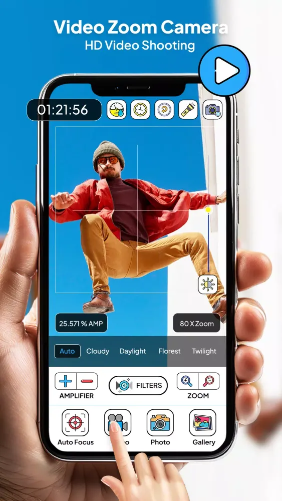 100X Zoom Camera: Ultra Zoom Ekran Görüntüleri
