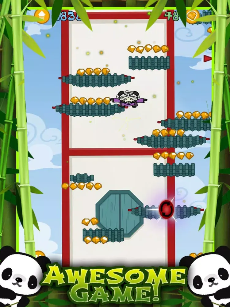 Capturas de pantalla de Cute Pet Panda Jumping Adventure Game FREE iPad 