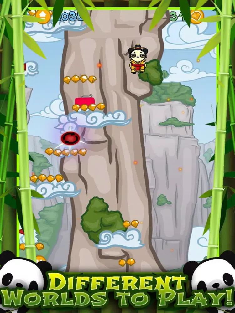 Capturas de pantalla de Cute Pet Panda Jumping Adventure Game FREE iPad 