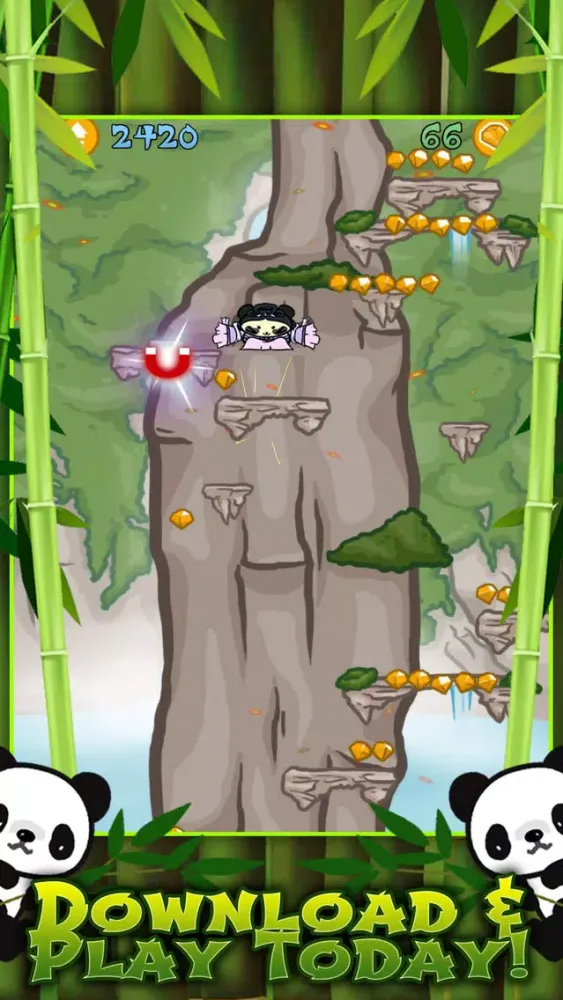 Capturas de pantalla de Cute Pet Panda Jumping Adventure Game FREE