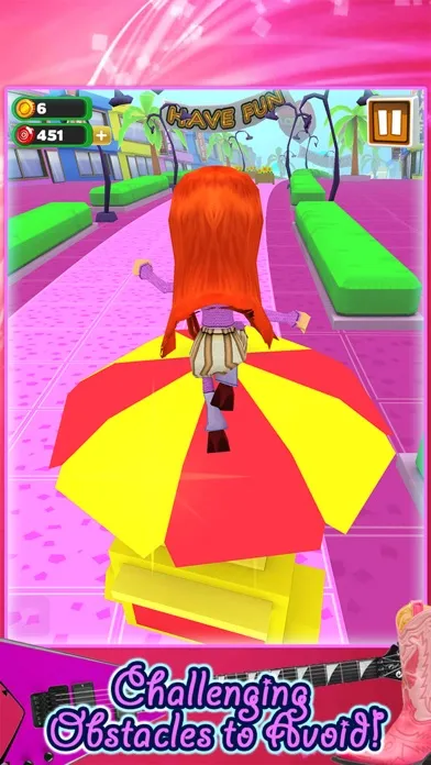 3D Fashion Girl Mall Runner Race Game by Awesome Girly Games FREE Screenshots