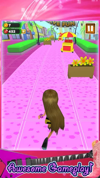 3D Fashion Girl Mall Runner Race Game by Awesome Girly Games FREE Screenshots
