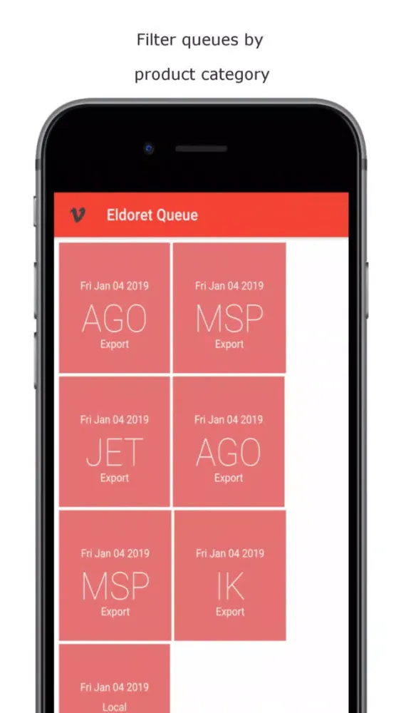 Tangkapan layar KPC Queue Monitor