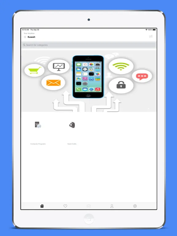 Tangkapan skrin Hawee App iPad 
