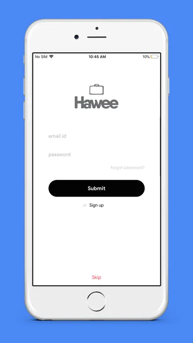Tangkapan skrin Hawee App