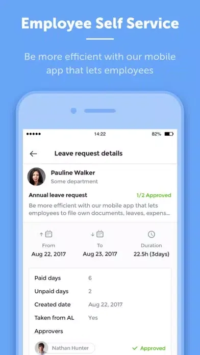 ภาพหน้าจอของ KPI Humans – HR app
