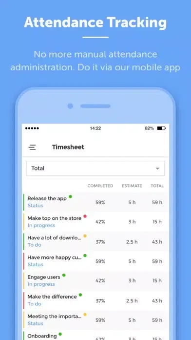 ภาพหน้าจอของ KPI Humans – HR app