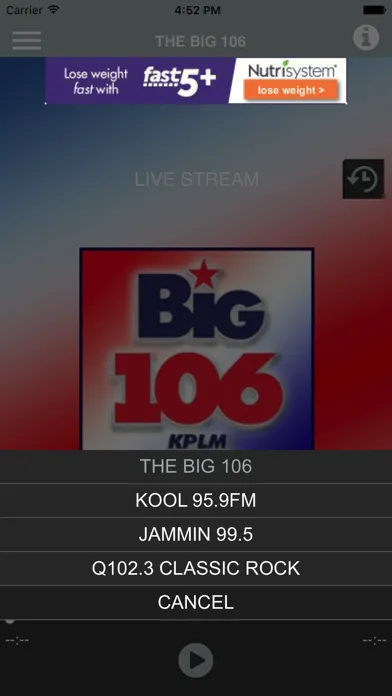 Capturas de tela do THE BIG 106