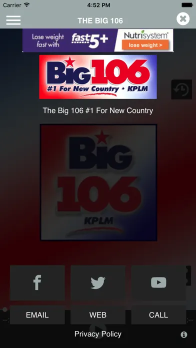 Capturas de tela do THE BIG 106